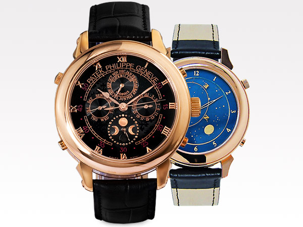 Портмоне Montblanc плюс часы Patek Philippe Sky Moon Tourbillon